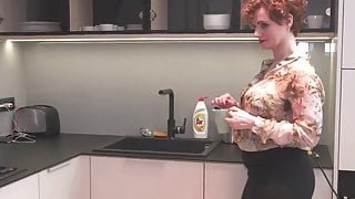 Busty Mature Mom Makes Bad Coffee But Good Sex Wife Orgasm